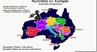 ¿Sabes realmente lo grande que es Australia?