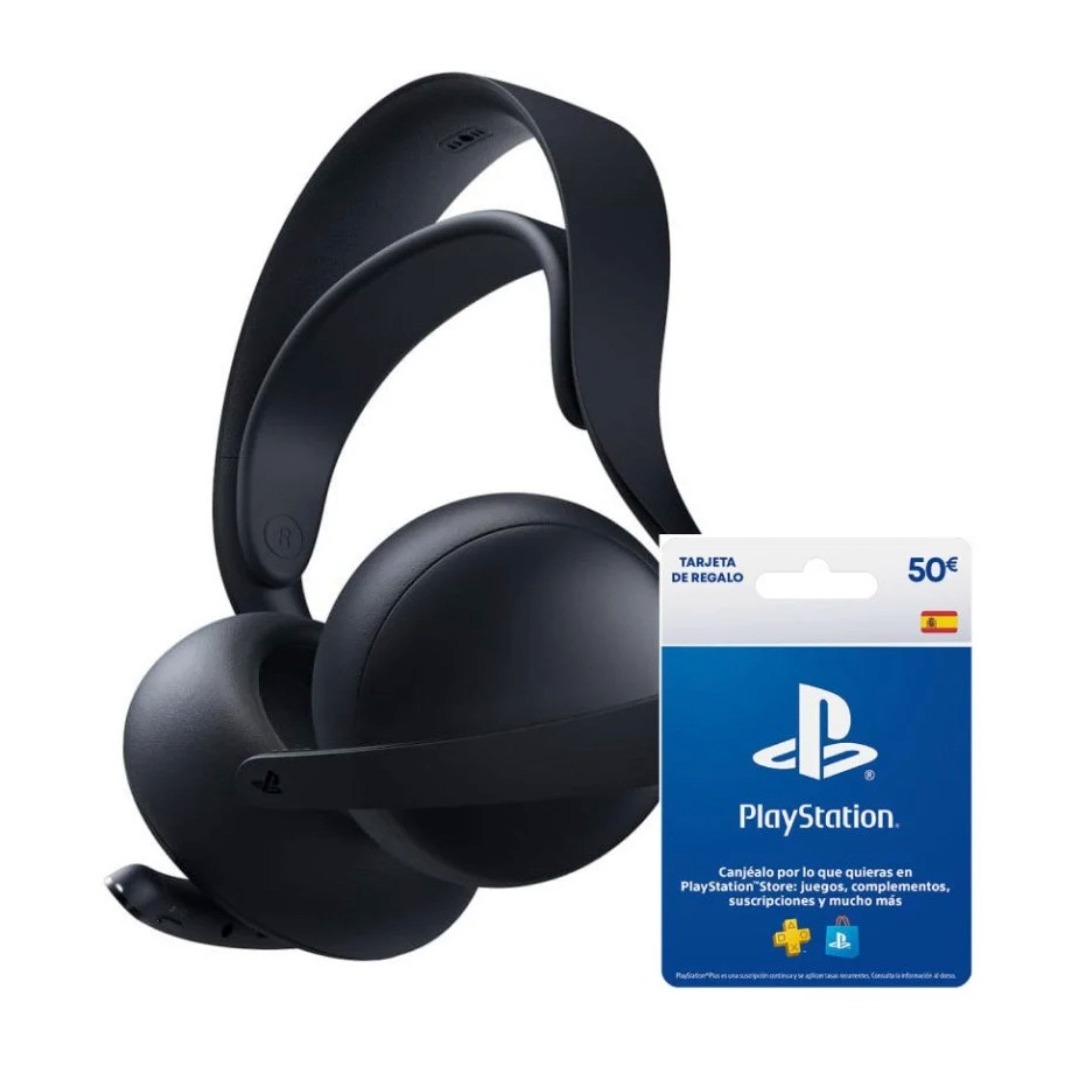 Sony PULSE Elite Auriculares Inalámbricos para PS5 Midnight Black + Tarjeta PSN 50 €
