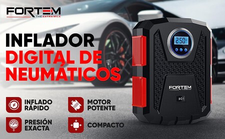 Compresor inflador de neumáticos de Fortem