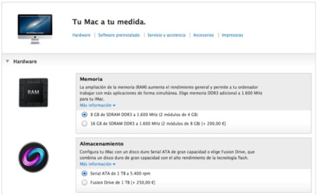 Apple empieza a ofrecer la función Fusion Drive en todos los modelos de iMac
