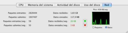 Monitor de actividad Red