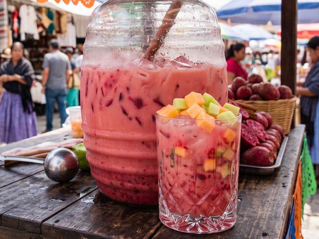 Cómo hacer agua de horchata de tuna al estilo Oaxaca: una bebida fresca para disfrutar durante la noche mexicana con pambazos, enchiladas y tacos