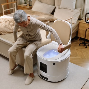 Han inventado un váter robotizado que se mueve por casa. Ya no hacen falta obras para tener el baño en cualquier habitación