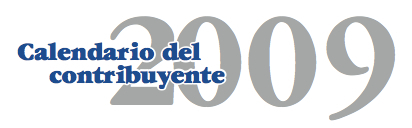 Calendario del contribuyente 2009 de la AEAT