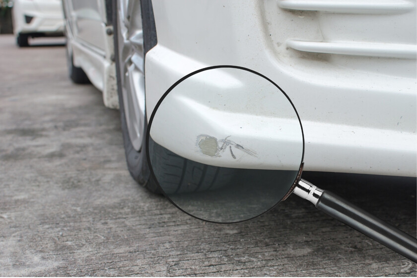 Reparar un arañazo de 2,5 cm en un coche podría...