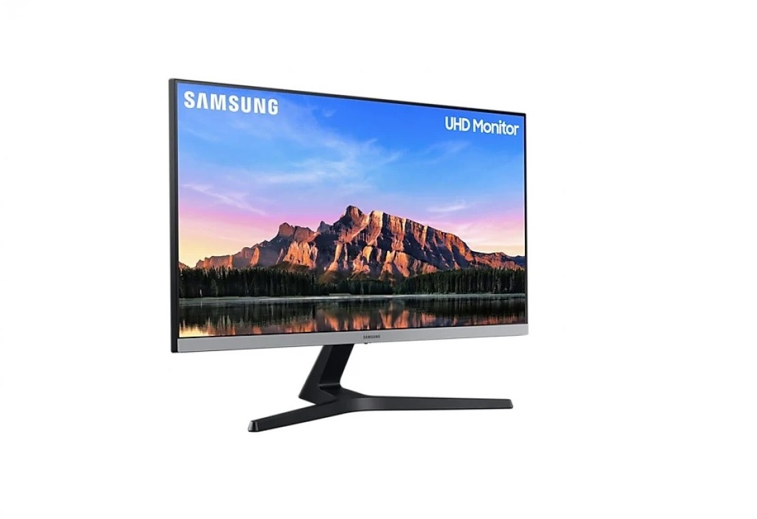 Monitor - Samsung LU28R550UQRXEN, 28 UHD 4K, 300 cd/m², 4 ms, 60 Hz, HDMI, AMD FreeSync, Modo juego, Gris