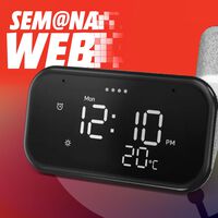 Si necesitas despertador el Lenovo Smart Clock Essential es inteligente y sólo cuesta 29,99 euros en la Semana Web de MediaMarkt