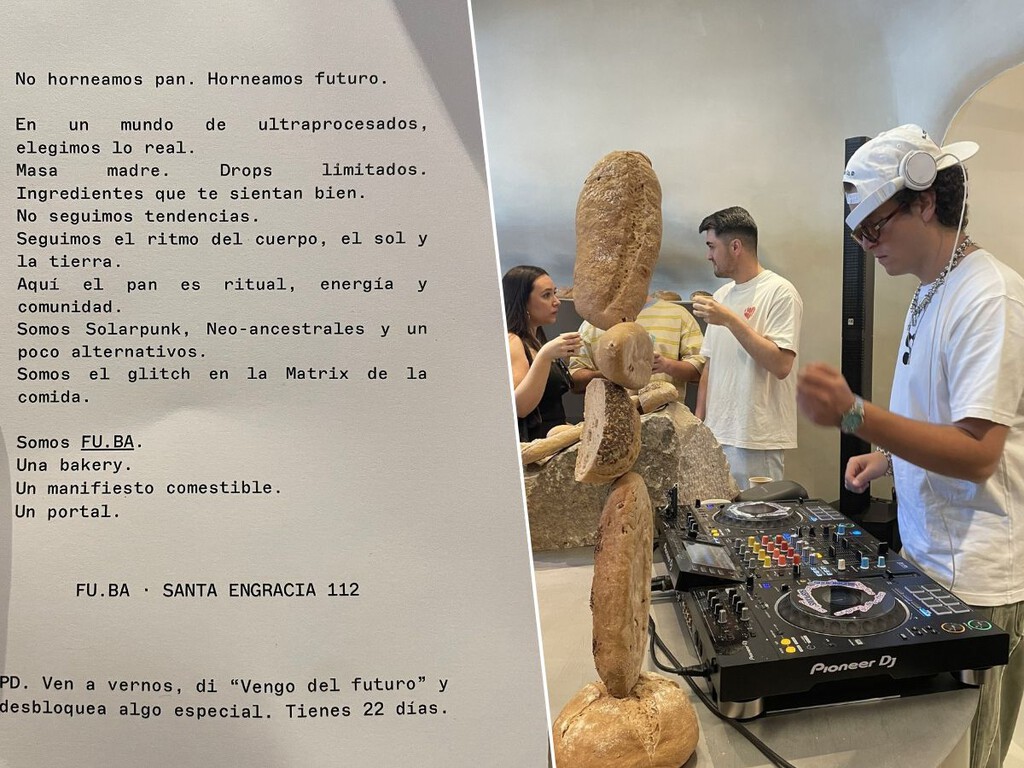 Fabián León (Masterchef 1) ha abierto la panadería del futuro: el pan del futuro cuesta 3,50 euros la barra