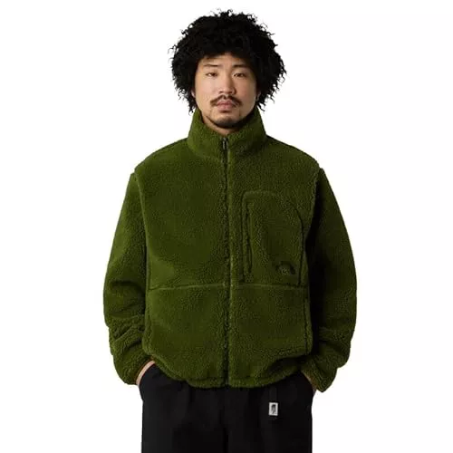 The North Face Chaqueta Extreme Pile 2 FZ para Hombre, Verde, L
