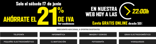 Vuelve el Día Sin IVA a El Corte Inglés el 17 de junio