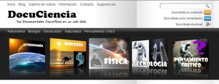 DocuCiencia: tus documentales científicos en un solo click