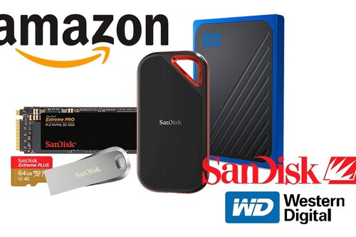 Ofertas en almacenamiento SanDisk y Western Digital: esta semana en Amazon tienes más GB por menos dinero con estos discos duros y tarjetas de memoria