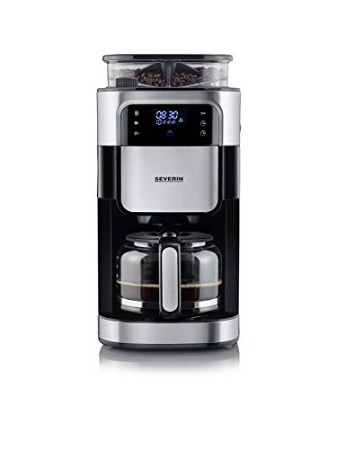 SEVERIN - Cafetera de goteo con molinillo hasta 10 tazas