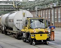 El Unimog sobre raíles