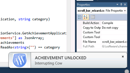 Microsoft lleva los sistemas de logros a Visual Studio