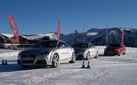 Audi winter driving experience circuito de Grandvalira Soldeu