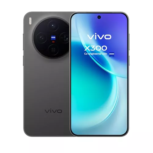 vivo X300 5G, Móvil 16GB + 512GB, Pantalla Plana compacta de 6,31", Triple cámara ZEISS, cámara Principal ZEISS de 200MP, procesador MediaTek Dimensity 9500, Smartphone Android 16, 4 años de garantía