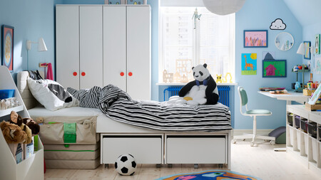 Dormitorio infantil decorado con muebles de Ikea