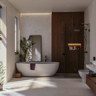 Adiós a las mamparas de ducha de toda la vida: esta es la nueva alternativa cómoda, impermeable y elegante ideal para baños pequeños 