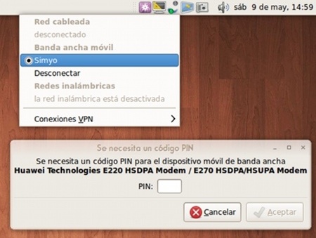 Configurar un módem USB de banda ancha móvil en Ubuntu 9.04