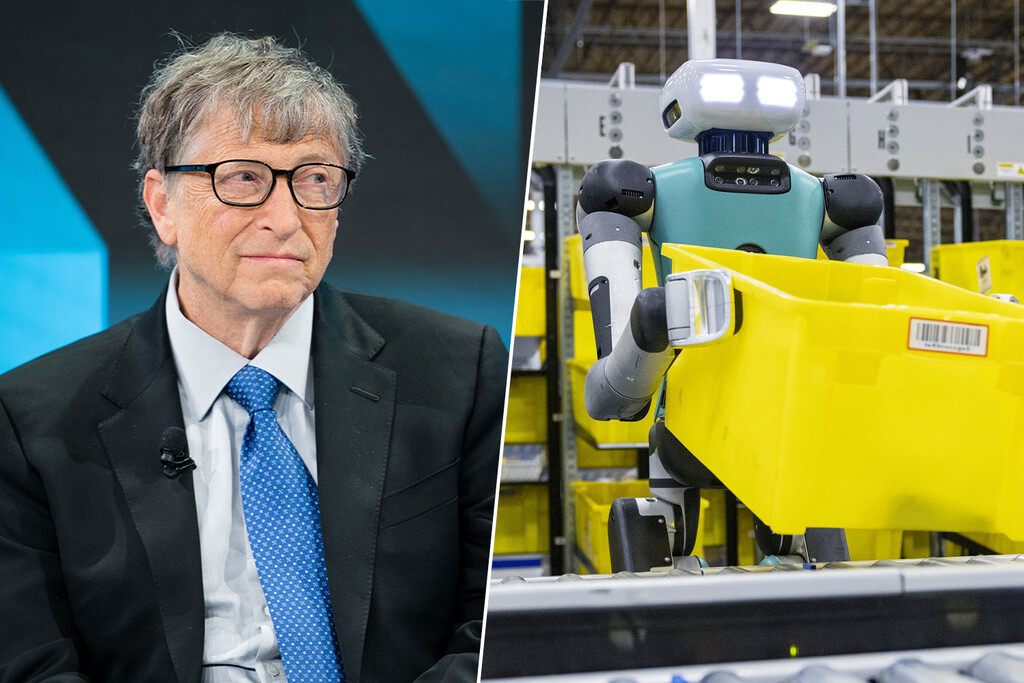 Bill Gates advierte de que la IA no saldrá gratis: "En cinco años robots e IA deberán pagar impuestos de la clase media y baja"