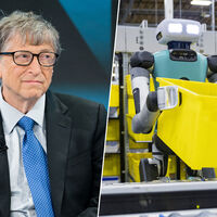 "En cinco años deberán pagar impuestos": Bill Gates ha señalado el elefante en la habitación de la IA y los humanoides