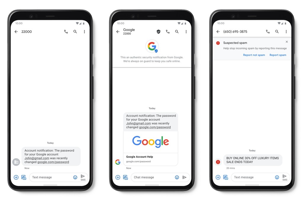 Google activa los SMS verificados: una herramienta para luchar contra el phishing como el de los mensajes de Correos