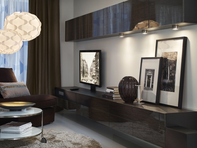 Hazlo tú mismo: oculta los cables de tu televisor de pantalla plana Muebles de tv largos