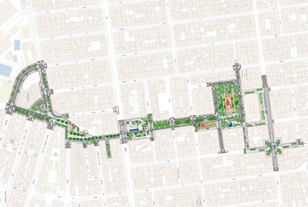 Phase 1 Pedestrian Route Plan