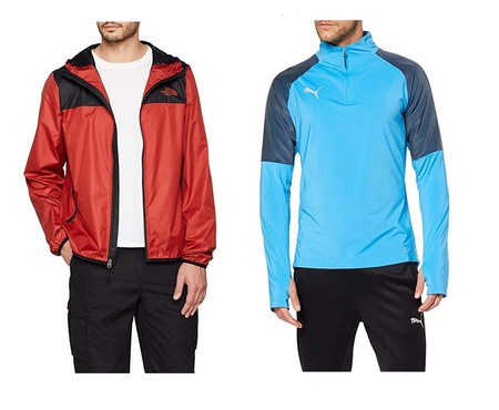 Chollos en tallas sueltas de sudaderas y chaquetas para hombre de marcas como The North Face, Puma o Helly Hansen en Amazon