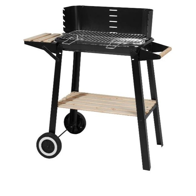 Barbacoa con ruedas