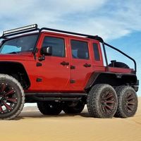 Esta locura es un Jeep Wrangler pick-up 6x6 con motor Hellcat de 717 CV, y se vende por 289.999 dólares 