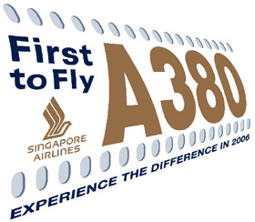 Singapur Airlines subasta su primer vuelo con A380