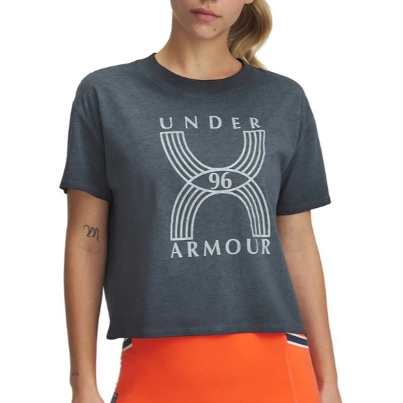 Under Armour Camiseta de mujer UA Run 96 Graphic SS