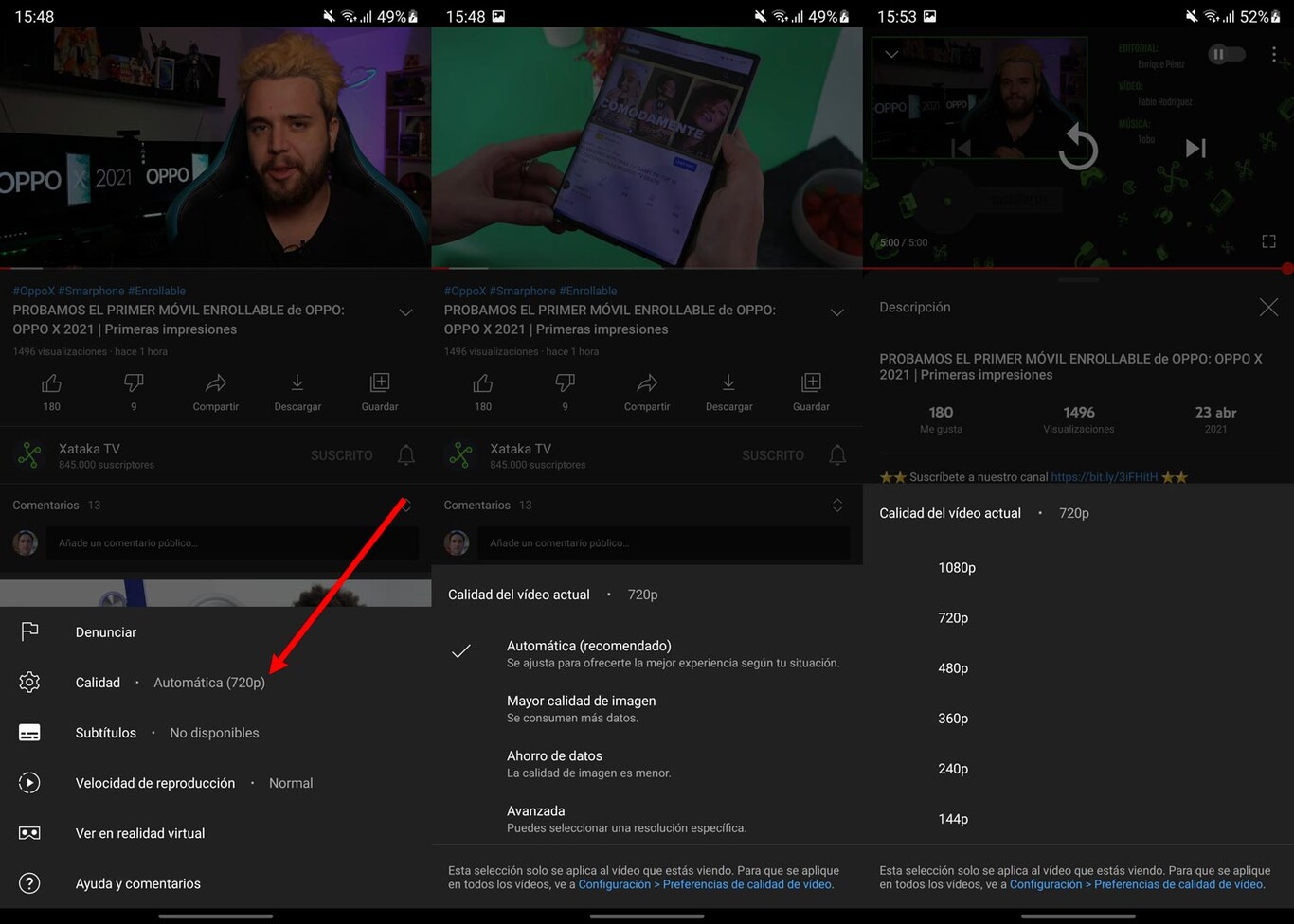 YouTube ya permite elegir la calidad por defecto: nuevos ajustes de ...