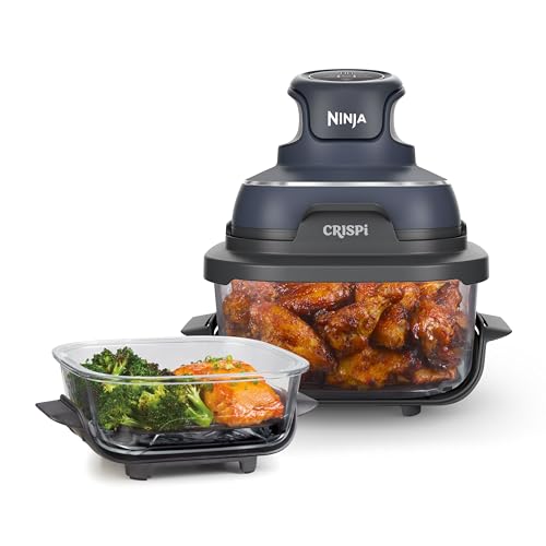 Ninja CRISPi, Freidora de Aire Portátil, 3,8L, Gris, FN101EUGY