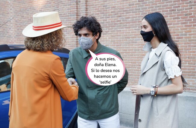 Victoria Federica, Tomás Páramo y la infanta Elena