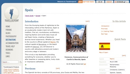 Travellerspoint lanza un wiki-guía de viajes