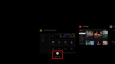 Android TV アプリケーションを閉じる