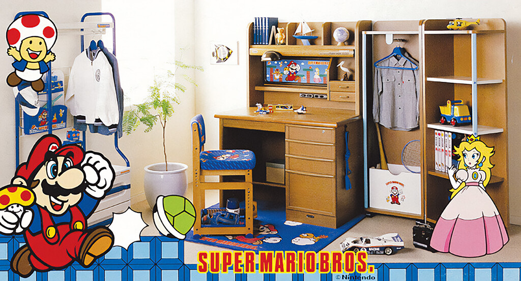 La primera vez que Mario saltó a un cuadro fue para vender un escritorio a lo IKEA por 1.395 euros La primera vez que Mario saltó a un cuadro fue para vender un escritorio a lo IKEA por 1.395 euros