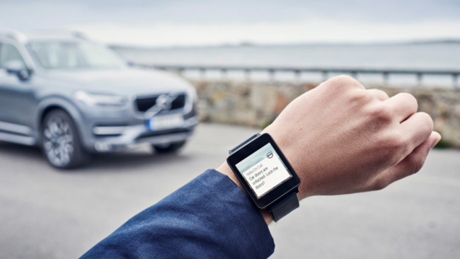 Volvo-auto-control 163098 Volvo On Call App In An Android Wear Watch 1