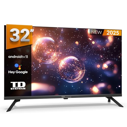 TD Systems - Smart TV 32 Pulgadas HDR sin Marcos