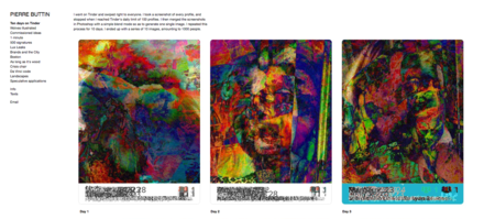 Estas son las "obras de arte" que obtendrás tras juntar 100 capturas de Tinder