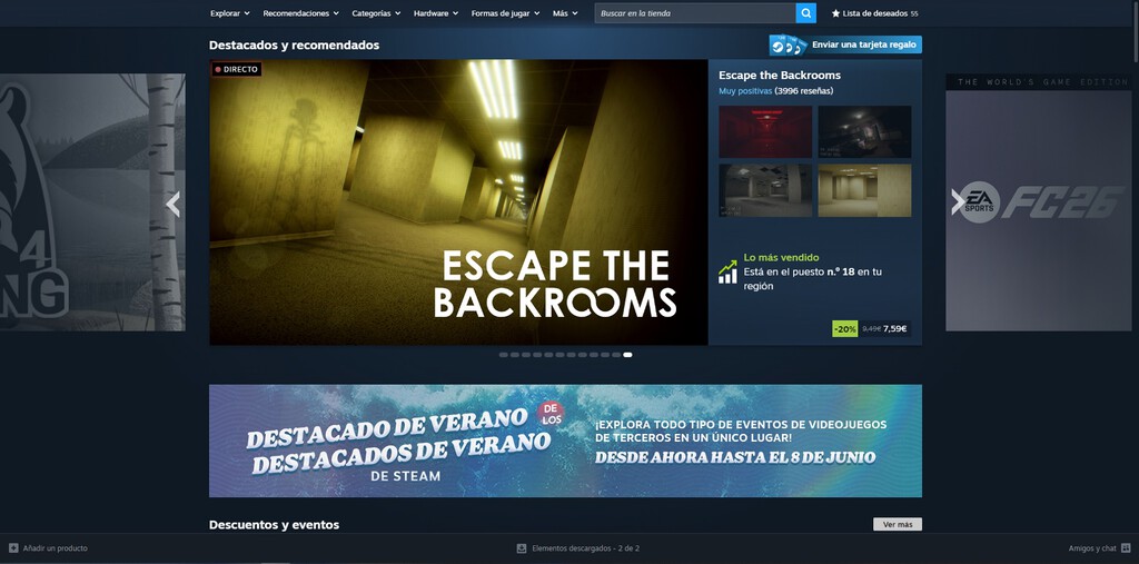 La nueva portada de Steam es muy bonita, pero todo un dolor de cabeza para los juegos más pequeños 
