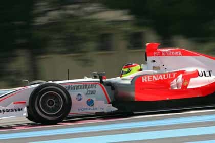 Luca Filippi, el más rápido en el Paul Ricard