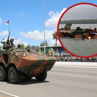 Brasil inventou um fenômeno dos veículos blindados militares: um 6x6 anfíbio que está vendendo como água 