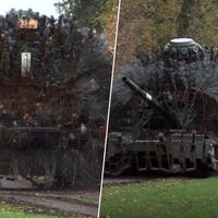 La última imagen de un camuflaje ruso solo puede significar una cosa: los drones ucranianos están sembrando el terror 