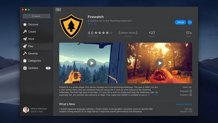 Macos Mac App Store編集画面 06042018
