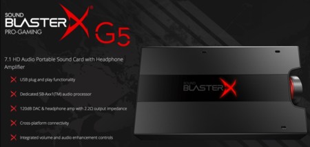 Sound BlasterX G5 una tarjeta externa de sonido que no es sólo para jugar: Análisis