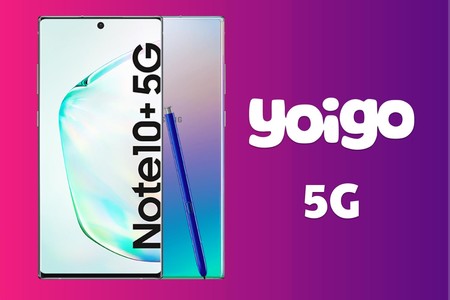 Yoigo se abre paso al 5G con su primer móvil compatible: precios a plazos del Samsung Galaxy Note10+ 5G